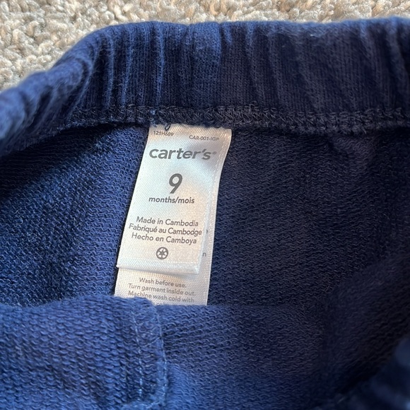 Carter’s | EUC Navy Blue Pull On Sweatpants for Baby Girl - Picture 3 of 5